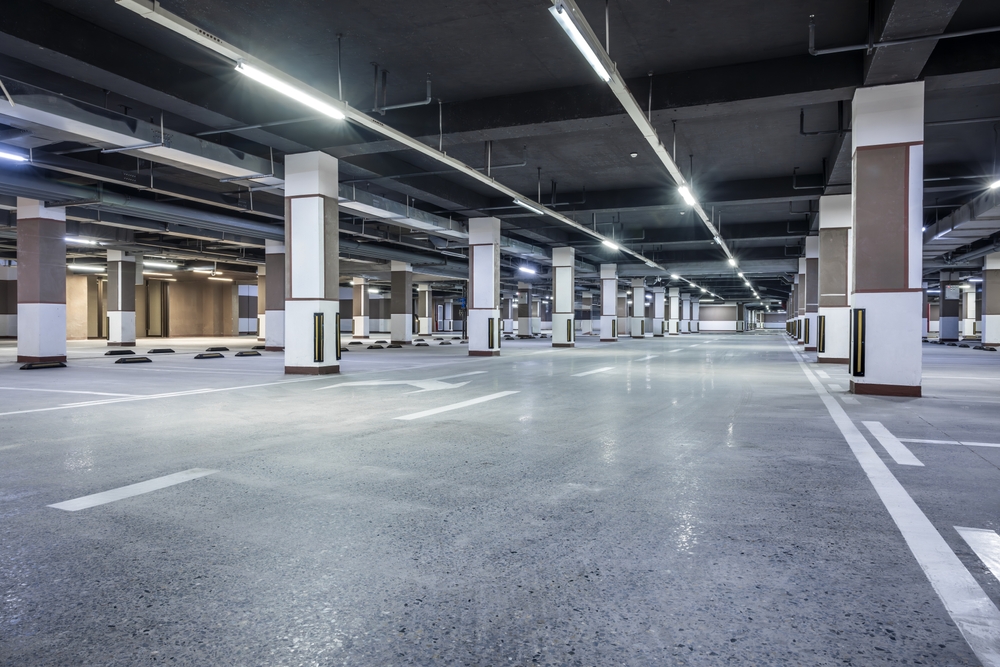 New,Underground,Parking,Road,Landscape